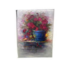 Gary Jenkins schilderpakket Geraniums in a Blue Pot