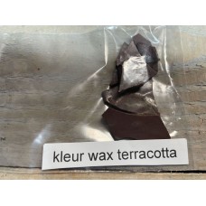 Terracotta kleur wax voor kaarsen