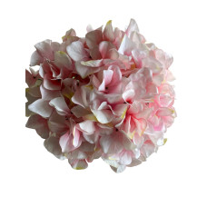 Hortensia licht roze zijdebloem